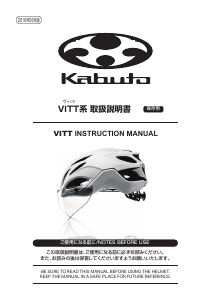 Handleiding Kabuto Vitt Fietshelm