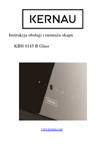 Instrukcja Kernau KBH 0145 B Glass Okap kuchenny