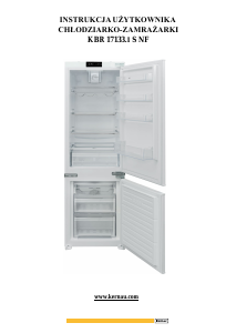 Посібник Kernau KBR 17133.1 S NF Холодильник із морозильною камерою