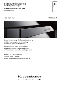 Bedienungsanleitung Küppersbusch FG2500.1i Gefrierschrank