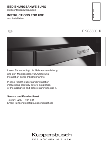 Bedienungsanleitung Küppersbusch FKG8300.1i Kühl-gefrierkombination