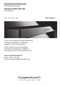 Manual Küppersbusch FKU1500.1i Refrigerator