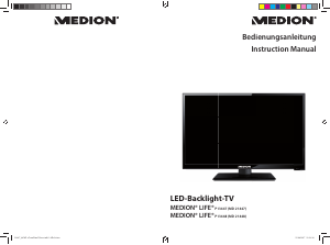 Bedienungsanleitung Medion LIFE P13447 (MD 21447) LED fernseher