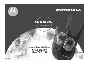 Instrukcja Motorola T5512 Krótkofalówki