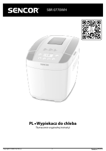 Instrukcja Sencor SBR 0770WH Automat do chleba