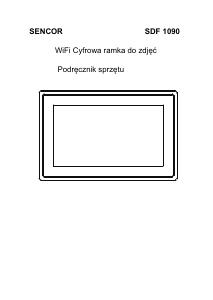 Instrukcja Sencor SDF 1090 W Ramka cyfrowa