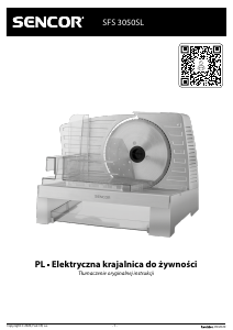 Instrukcja Sencor SFS 3050SL Krajalnica