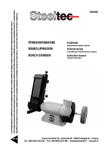 Bruksanvisning Steeltec XWS065 Bänkslipmaskin