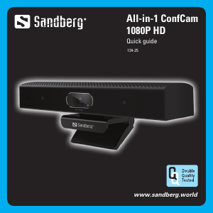 Bruksanvisning Sandberg 134-25 Webcam