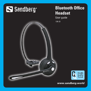 Kullanım kılavuzu Sandberg 126-23 Mikrofonlu kulaklık