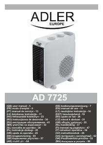 Manual de uso Adler AD 7725w Calefactor