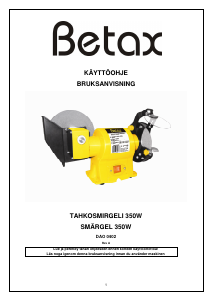 Käyttöohje Betax DAO 0402 Penkkihiomakone