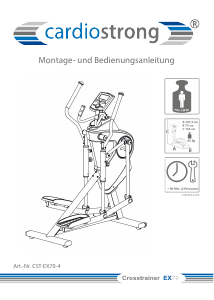 Bedienungsanleitung Cardiostrong EX70 Crosstrainer