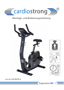 Bedienungsanleitung Cardiostrong BX70i Heimtrainer