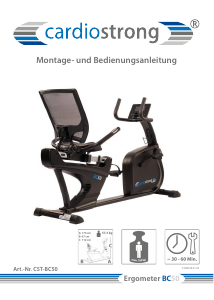 Bedienungsanleitung Cardiostrong BC50 Heimtrainer