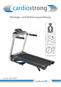 Bedienungsanleitung Cardiostrong TX40e Laufband