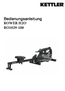 Bedienungsanleitung Kettler Rower H2O Rudergerät