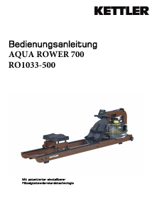 Bedienungsanleitung Kettler Aqua Power 700 Rudergerät