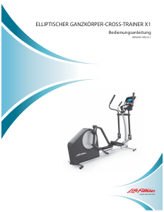 Bedienungsanleitung Life Fitness X1 Crosstrainer