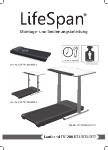 Bedienungsanleitung Lifespan TR1200 DT7 Laufband