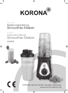 Bedienungsanleitung Korona 24200 Standmixer