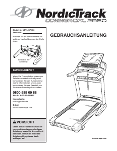 Bedienungsanleitung NordicTrack Commercial 2950 Laufband