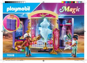 Handleiding Playmobil set 70508 Fairy Tales Speelbox 'orient prinses'