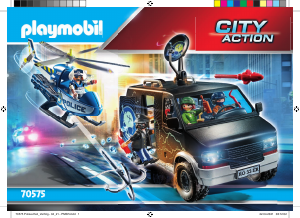Mode d’emploi Playmobil set 70575 Police Camion de bandits et policier