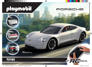 Instrukcja Playmobil set 70765 Promotional Porsche mission e