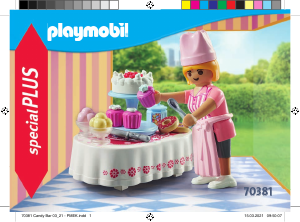 Manual de uso Playmobil set 70381 Special Mesa dulce
