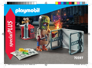 Mode d’emploi Playmobil set 70597 Special Soudeur