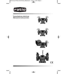 Manual de uso Ratio E200 Amoladora de banco