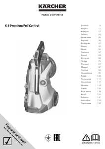 Manual Kärcher K4 Premium Full Control Curatitor presiune