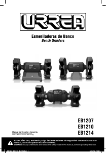 Manual Urrea EB1210 Bench Grinder