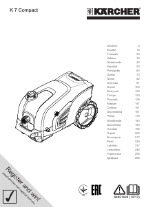 Rokasgrāmata Kärcher K7 Compact Augstspiediena mazgātājs