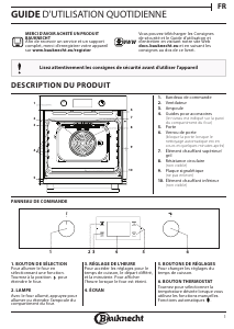 Mode d’emploi Bauknecht BAK3 KP8V IN Four