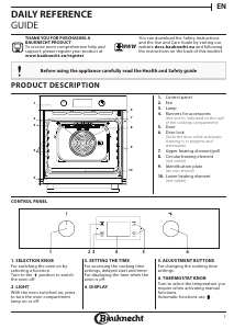 Manual Bauknecht BAK3 KP8V IN Oven