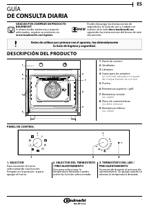 Manual de uso Bauknecht BAK3 NN8F IN Horno