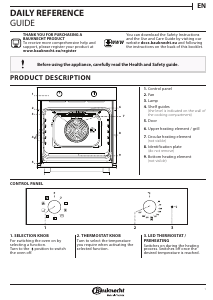 Manual Bauknecht BAK3 NN8F IN Oven