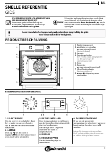 Handleiding Bauknecht BAK3S KN8V IN Oven