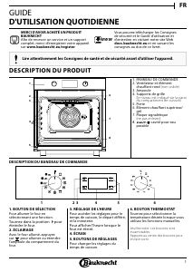 Mode d’emploi Bauknecht BAK3S KN8V IN Four