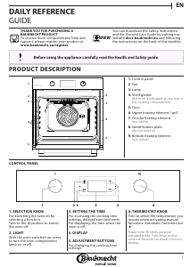 Manual Bauknecht BAR2 KH8V2 IN Oven
