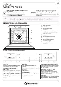 Manual de uso Bauknecht BIK7 CH8TS PT Horno