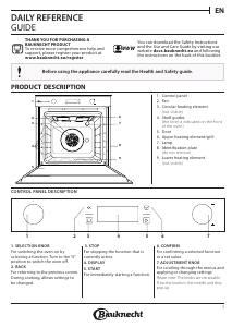 Manual Bauknecht BIK7 CH8VS PT Oven
