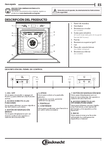 Manual de uso Bauknecht BIK7 CHC8TS PT Horno