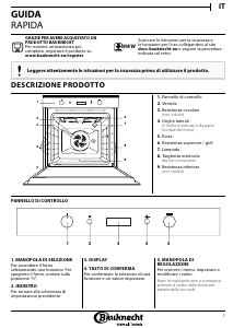 Manuale Bauknecht BIK7 EH8VS PT Forno