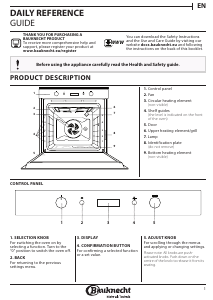 Manual Bauknecht BIK7 EN8VS PT CH Oven