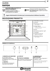 Manuale Bauknecht BIK7 EN8VS PT Forno