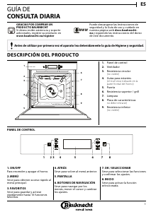 Manual de uso Bauknecht BIK7 MH8TS PT Horno