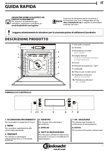 Manuale Bauknecht BIK7 MP8TS PT Forno